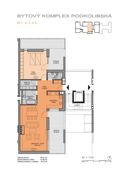 Rent One bedroom apartment, One bedroom apartment, Tupého, Bratislava 